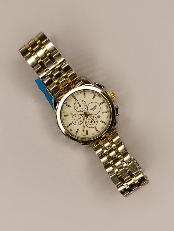 ساعت مردانه تیسوت Tissot کلاسیک طرح کرنوگراف تقویم فعال
