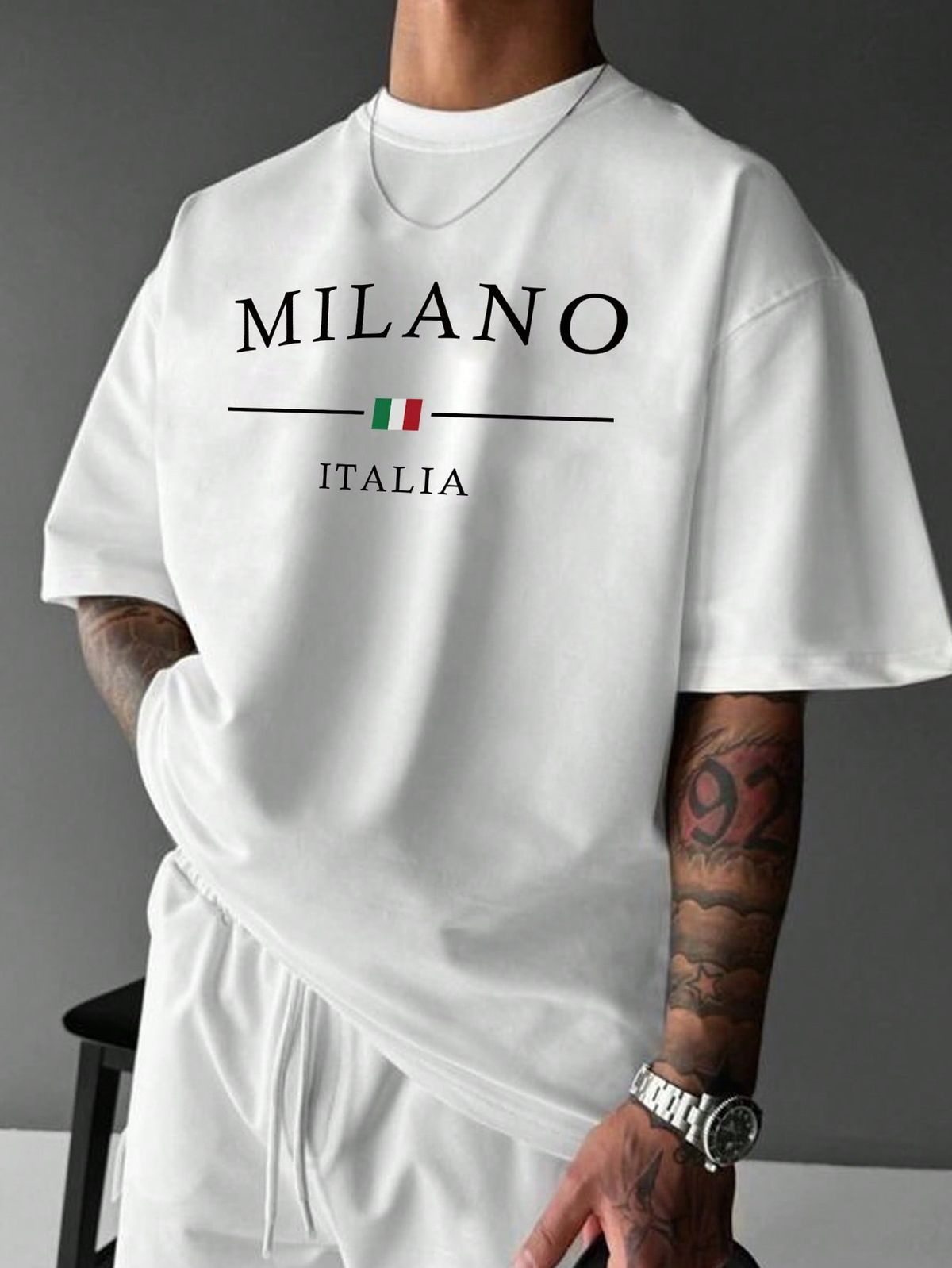 تیشرت مردانه مدل MILANO