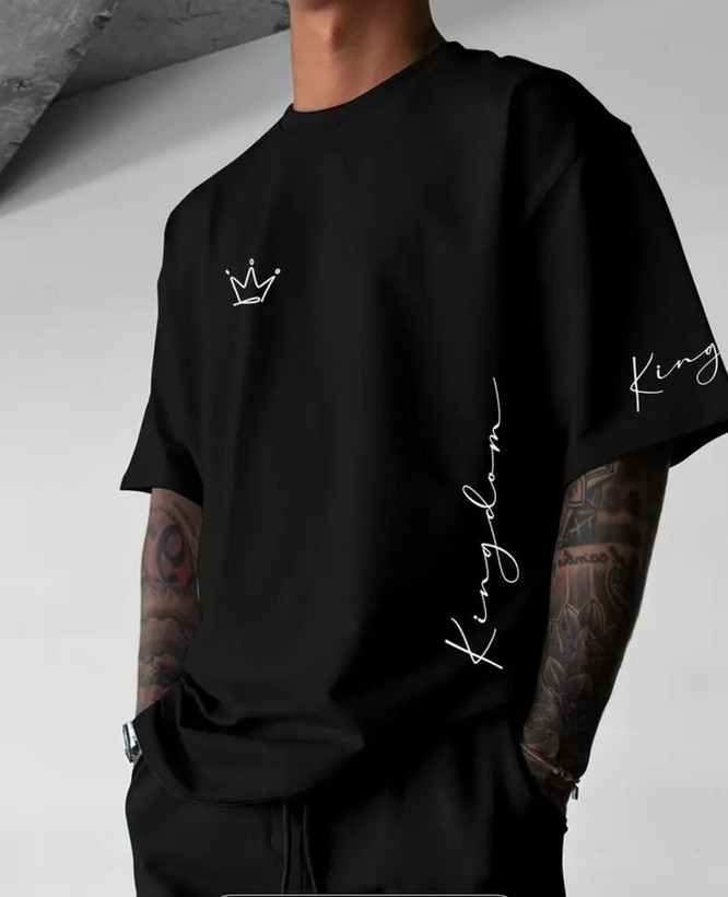 تیشرت طرح دار king